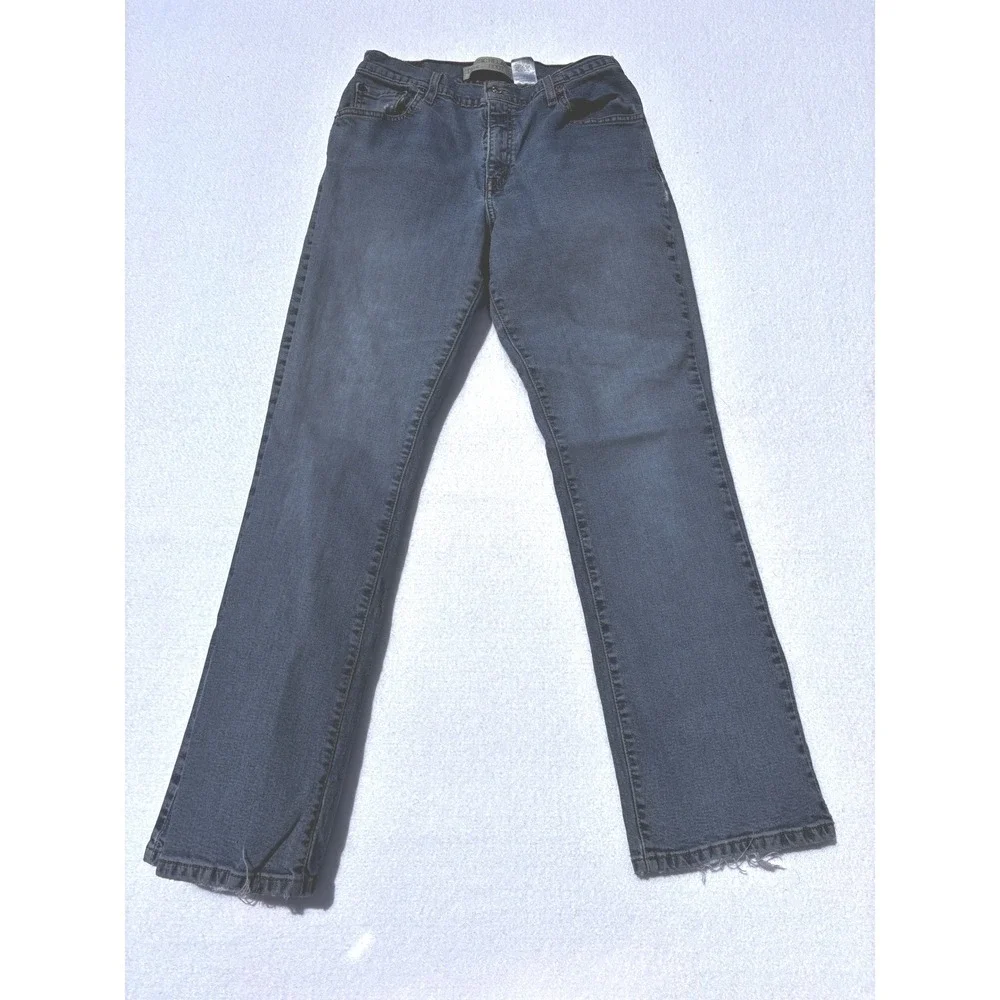 Levis VINTAGE 550 Classic‎ Relaxed Boot Cut Jeans Med Wash Blue Denim Womens 10M